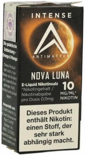 Antimatter Intense Nikotinsalzliquid Nova Luna 10ml 10mg