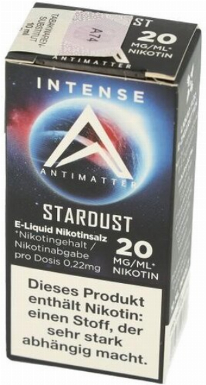 Antimatter Intense Nikotinsalzliquid Stardust 10ml 20mg