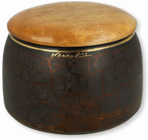 Arcadia Tabaktopf aus Cavacino Groß mit Zeichnung