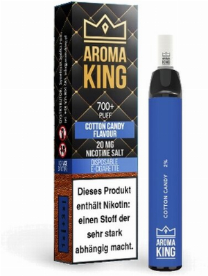 AROMA KING Cotton Candy Einweg E-Shisha 20mg Nikotinsalz