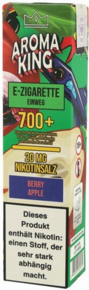 Aroma King Einweg E-Zigarette Berry Apple 20mg