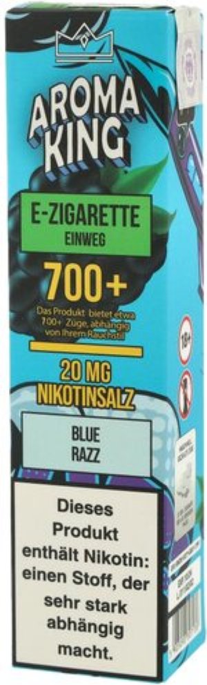 Aroma King Einweg E-Zigarette Blue Razz 20mg