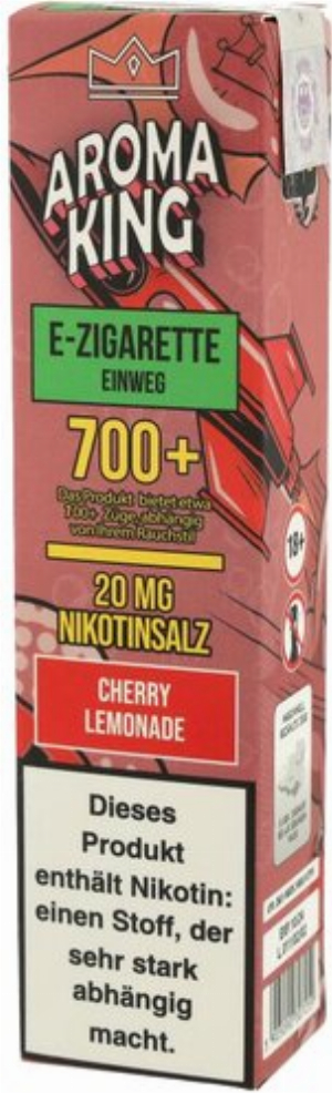 Aroma King Einweg E-Zigarette Cherry Lemonade 20mg