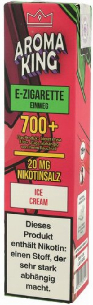 Aroma King Einweg E-Zigarette Ice Cream 20mg
