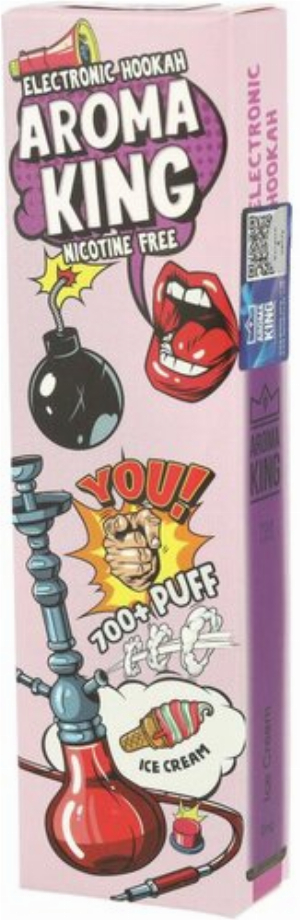 Aroma King Einweg E-Zigarette Ice Cream Nikotinfrei