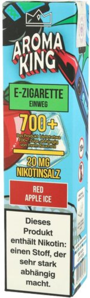 Aroma King Einweg E-Zigarette Red Apple Ice 20mg