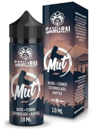Aroma Samurai Mut 10ml (Nuss-Cookie-Schokolade-Kaffee)