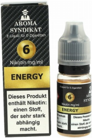 AROMA SYNDIKAT Energy Liquid 10 ml 6mg