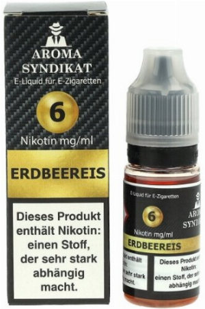 AROMA SYNDIKAT Erdbeereis Liquid 10 ml 6mg