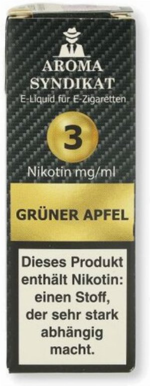 AROMA SYNDIKAT Grüner Apfel Liquid 10 ml 3mg