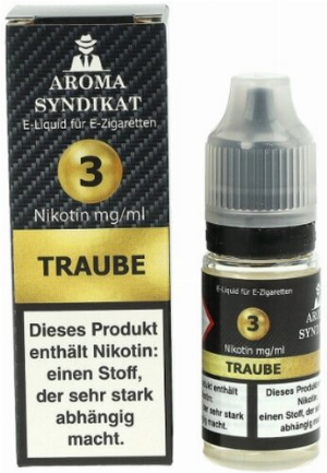 AROMA SYNDIKAT Traube Liquid 10 ml 3mg