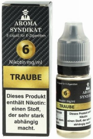 AROMA SYNDIKAT Traube Liquid 10 ml 6mg