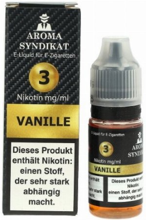 AROMA SYNDIKAT Vanille Liquid 10 ml 3mg