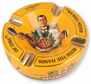 Arturo Fuente Zigarren Aschenbecher Gelb