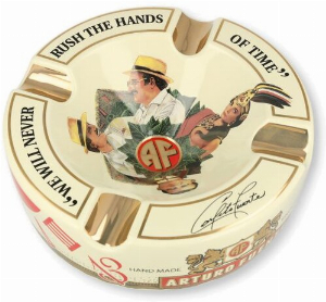 Arturo Fuente Zigarren Aschenbecher Weiß
