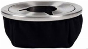 Aschenbecher Atomic Sandbag Schwarz