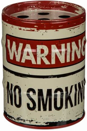 Aschenbecher Ölfass rot Nr.3