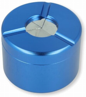 Ascher Aluminium mit Drehverschluss Blau