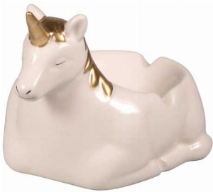 Ascher Keramik Einhorn gold
