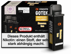 aspire GOTEK Banana Ice prefilled Pod 2x2ml 20mg
