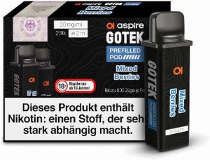 aspire GOTEK Mixed Berries prefilled Pod 2x2ml 20mg