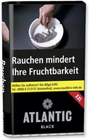 Atlantic Tabak Black 50g Päckchen Feinschnitt
