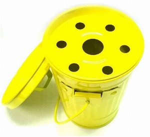 Atomic Aschenbecher Trash Can Gelb