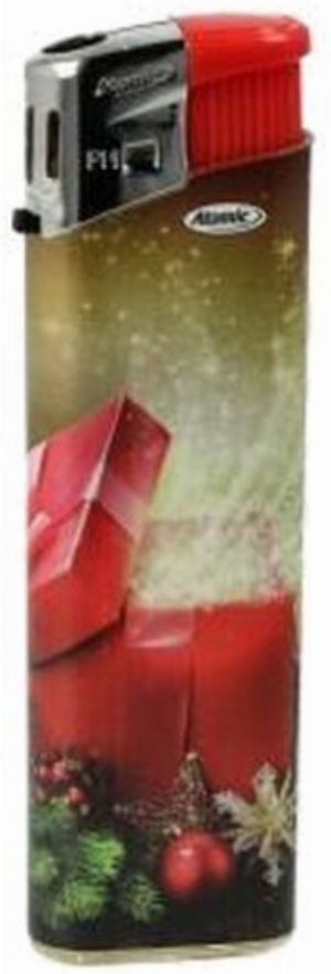 Atomic Feuerzeug Happy Hollidays X-Mas 5v10