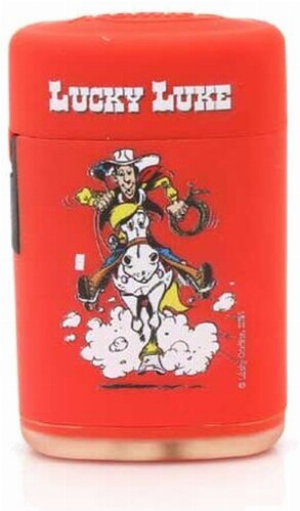 Atomic Jet Feuerzeug Lucky Luke rot