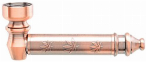 Atomic  Metall Pfeife Antik kupfer