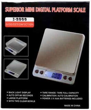 Atomic Waage schwarz 500gr/0,01g
