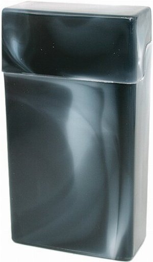 Atomic Zigarettenbox 100mm Format Schwarz