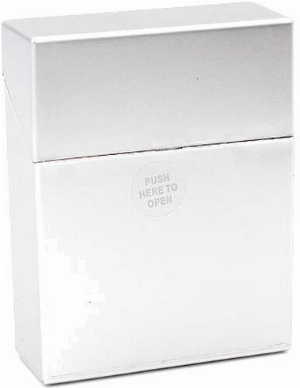 Atomic Zigarettenbox Big Box King-Size Silber