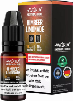 Avoria Nikotinsalz Liquid Himbeer Limonade 10mg