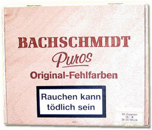 Bachschmidt Puros No 498 Sumatra Fehlfarben