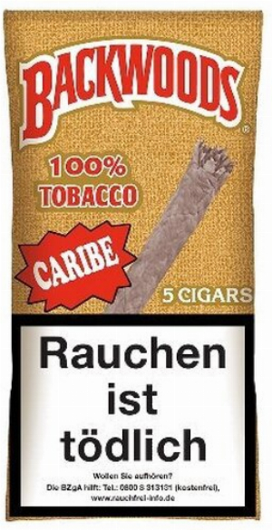 Backwoods Caribe Zigarren (ehem. Wild Rum) 100 % Tobacco