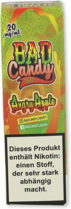 Bad Candy Angry Apple 20mg Nic Salt e-Liquid