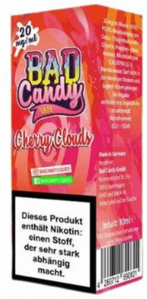 Bad Candy Cherry Clouds 20mg Nic Salt e-Liquid