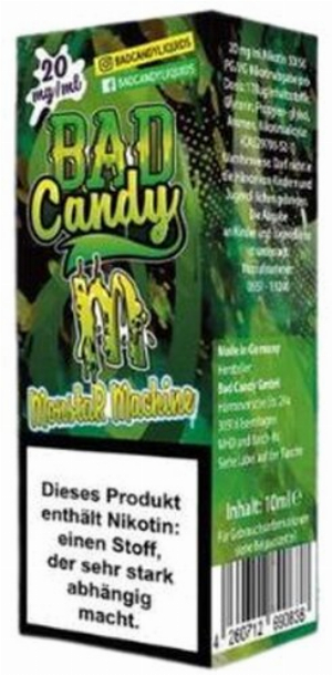 Bad Candy Monstar Machine 20mg Nic Salt e-Liquid