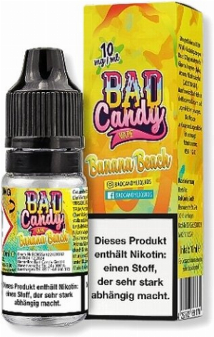 Bad Candy Banana Beach 10mg Nic Salt e-Liquid