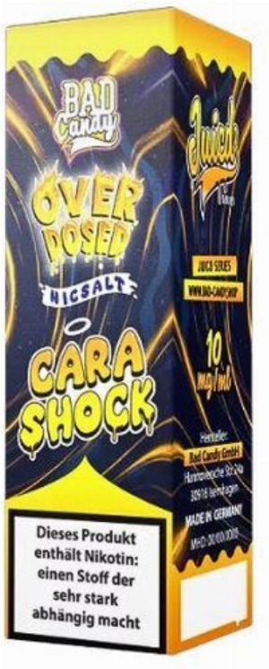 Bad Candy Cara Shock Nikotinsalzliquid Overdosed 10mg