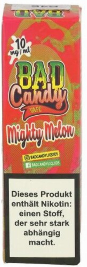 BAD Candy Mighty Melon 10mg Nic Salt Liquid