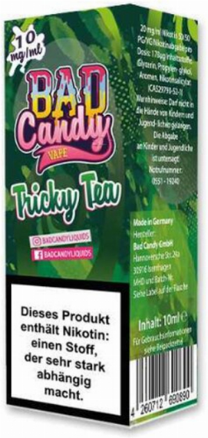 Bad Candy Tricky Tea 10mg Nic Salt