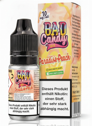 BAD Candy Paradise Peach 10mg Nic Salt Liquid