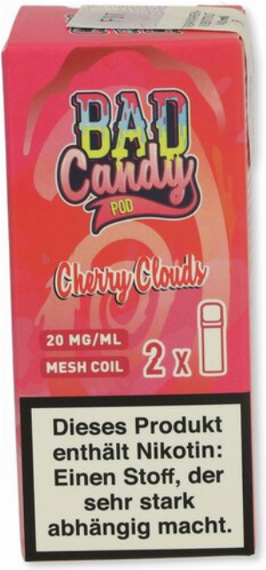 Bad Candy Pod2Go Cherry Clouds 2x2ml   20mg