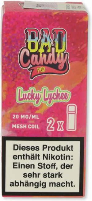 Bad Candy Pod2Go Lucky Lychee 2x2ml   20mg