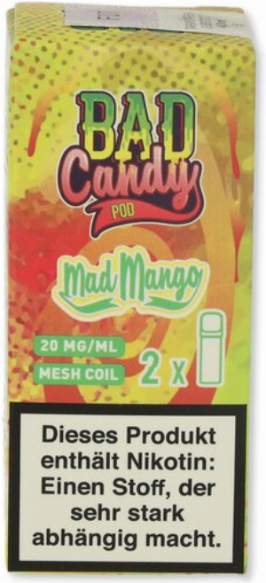 Bad Candy Pod2Go Mad Mango 2x2ml   20mg