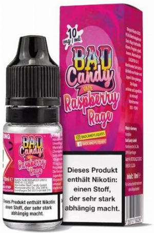 BAD Candy Raspberry Rage 10mg Nic Salt Liquid