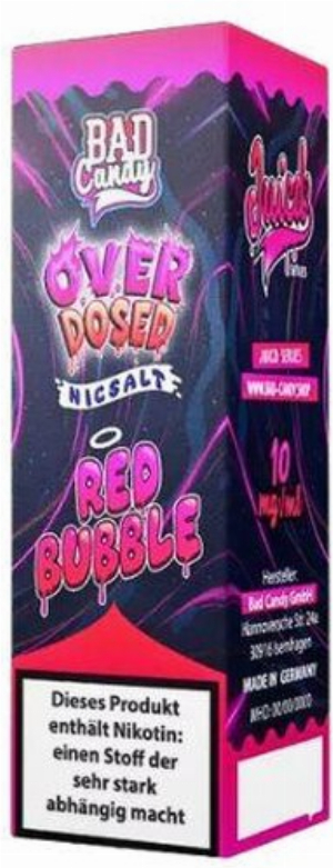 Bad Candy Red Bubble Nikotinsalzliquid Overdosed 10mg
