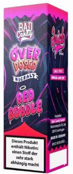Bad Candy Red Bubble Nikotinsalzliquid Overdosed 20mg
